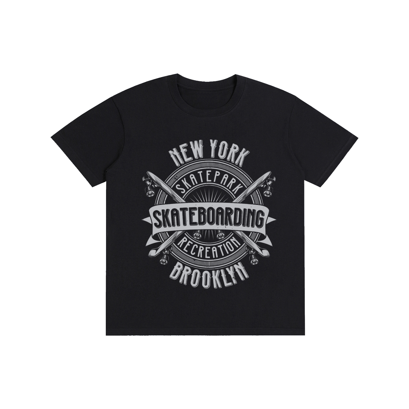 New York Skatepark Black Graphic T-Shirt