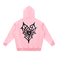 Pink Spiderweb Heart Hoodie
