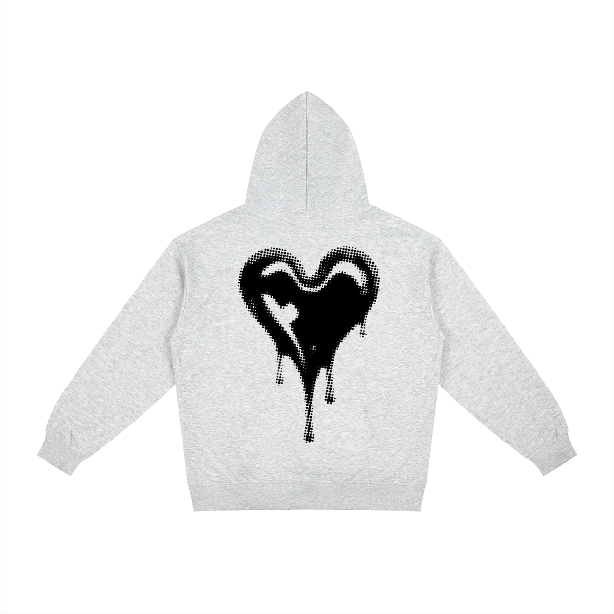 Black Heart Dripping Hoodie